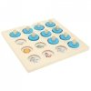 Gra planszowa memory montessori zestaw puzzle drewniane 4 karty